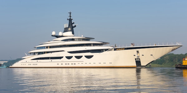 Completed luxury yacht project ENZO Lurssen