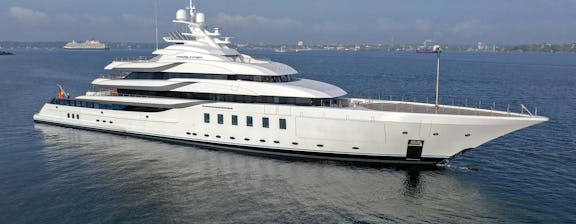 Megayacht Lurssen 95m MADSUMMER sea trials by Moran Yacht and Ship