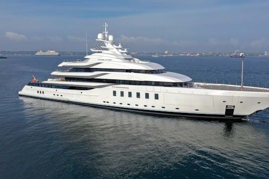 Megayacht Lurssen 95m MADSUMMER sea trials by Moran Yacht and Ship