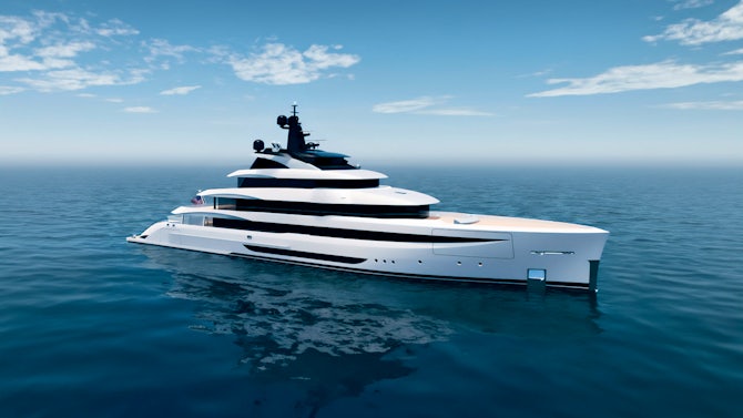 Project 146 Under Construction by Moran Yacht & Ship