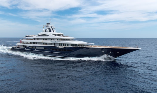 Profile of completed Lurssen Yacht TIS