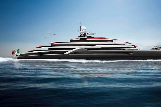 Megayacht TESTAROSSA Lurssen 116m new build project